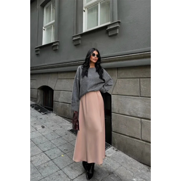 ATEN ŞANE BOY ETEK  Bej