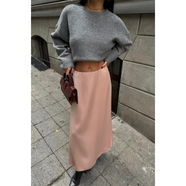 ATEN ŞANE BOY ETEK  Bej