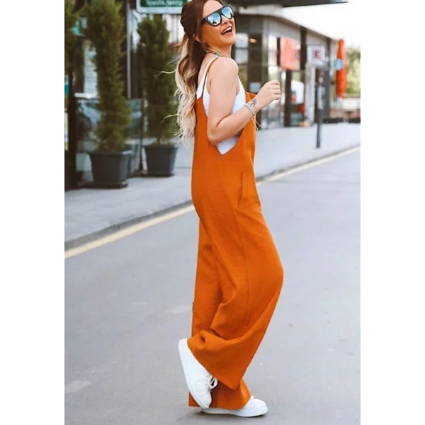 Atlet Dahil Aerobin Kumaş Tulum