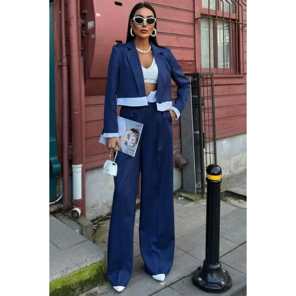 Audrey Crop Ceket Takım 10106