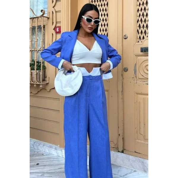 Audrey Crop Ceket Takım 10106