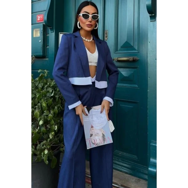 Audrey Crop Ceket Takım 10106