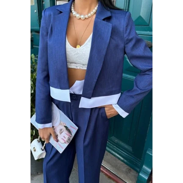 Audrey Crop Ceket Takım 10106