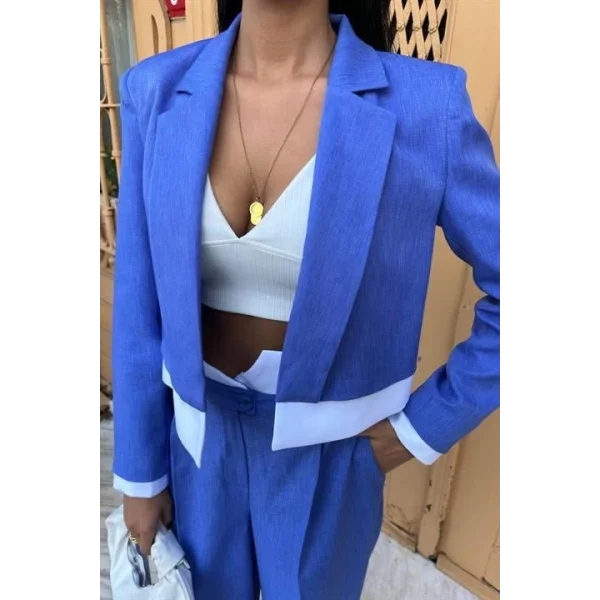 Audrey Crop Ceket Takım 10106