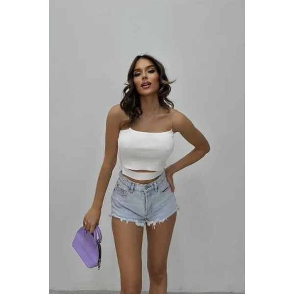 Aurelia Zincir Askılı Crop 3270-01