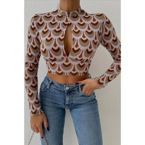 Autumn Cut Out Bluz 3018-08