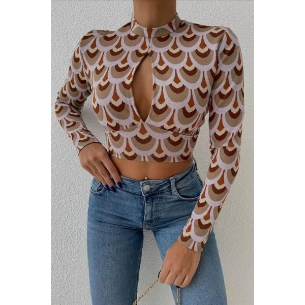 Autumn Cut Out Bluz 3018-08