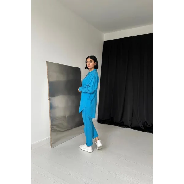 avi Gömlek Ve Çıtçıtlı Pantolon Takım