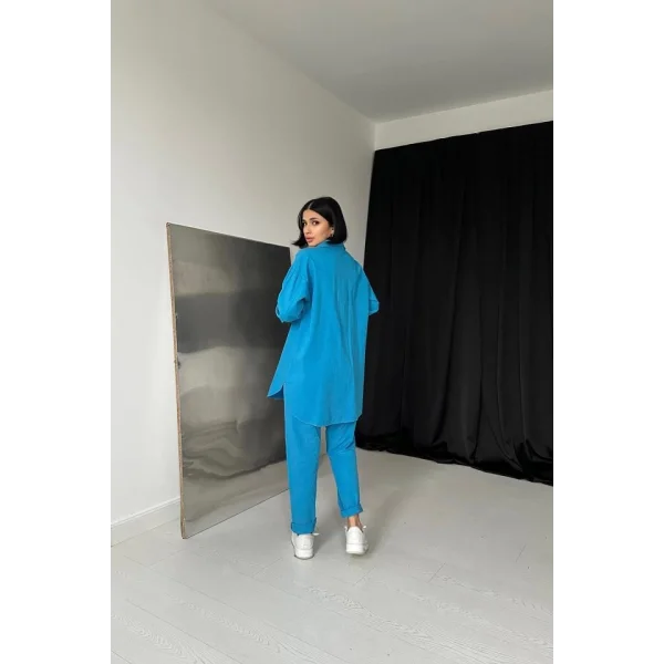 avi Gömlek Ve Çıtçıtlı Pantolon Takım