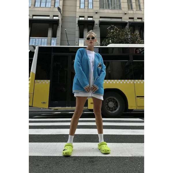 avi Şeritli Bukle Hırka