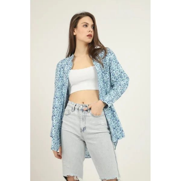 avi V Yakalı Ve Desenli Gömlek