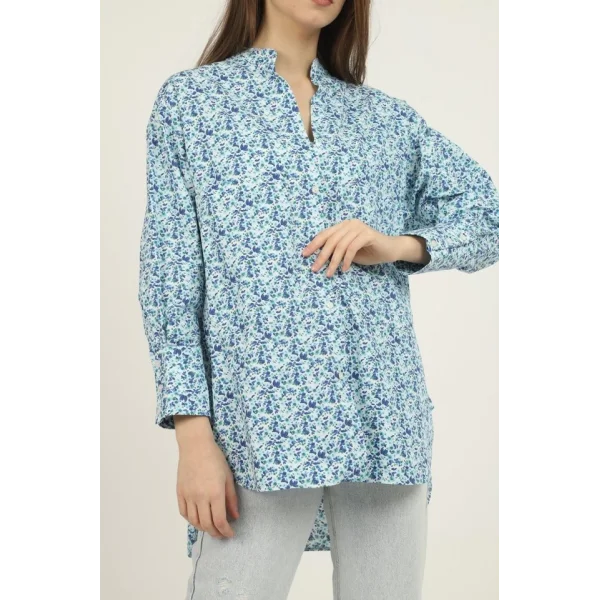 avi V Yakalı Ve Desenli Gömlek