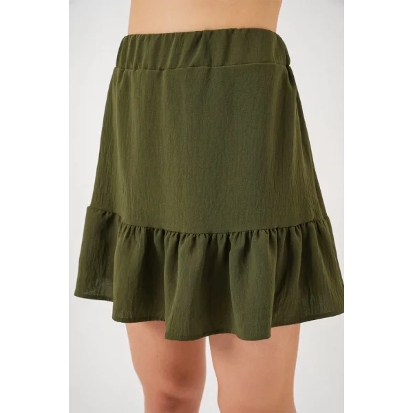 Ayrobin Mini Etek 8054 - Haki