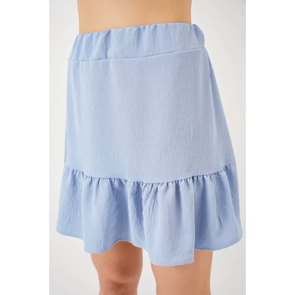 Ayrobin Mini Etek 8054 - Mavi