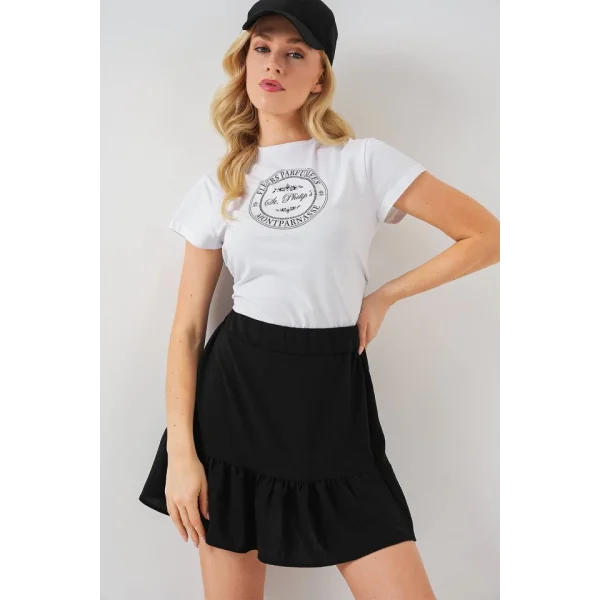 Ayrobin Mini Etek 8054 - Siyah