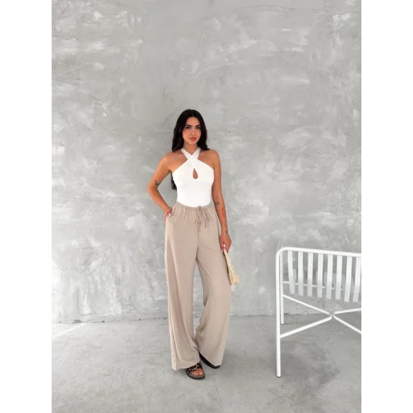 Ayrobin Oversize Pantalon - Bej