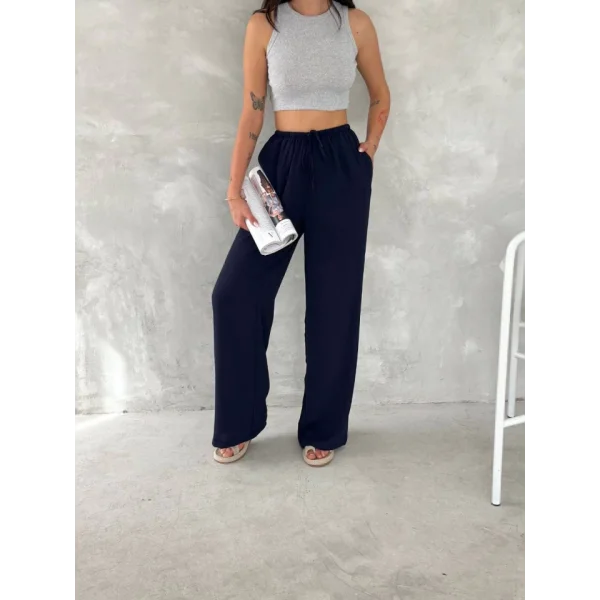 Ayrobin Oversize Pantalon - Lacivert