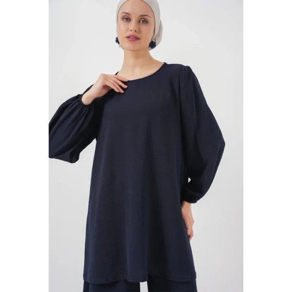 Ayrobin Tunik Pantolon Alt Üst Takım 6712 - Lacivert