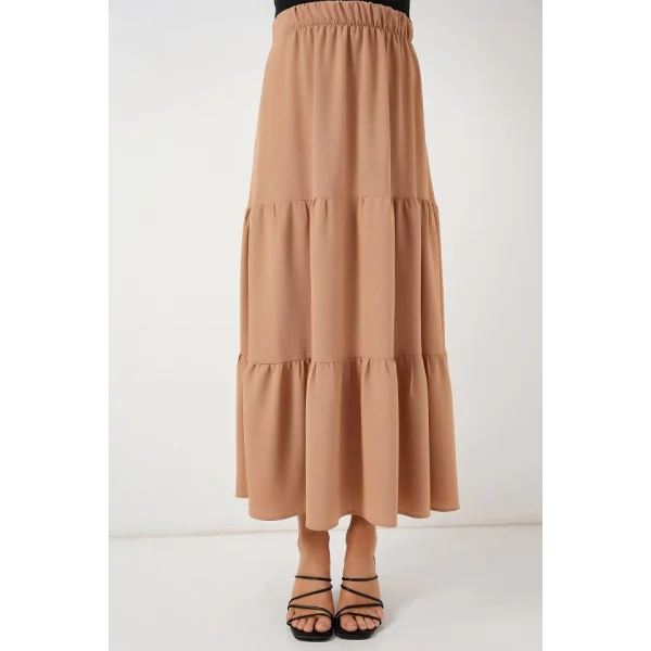 Ayrobin Uzun Etek 8048 - Bisküvi