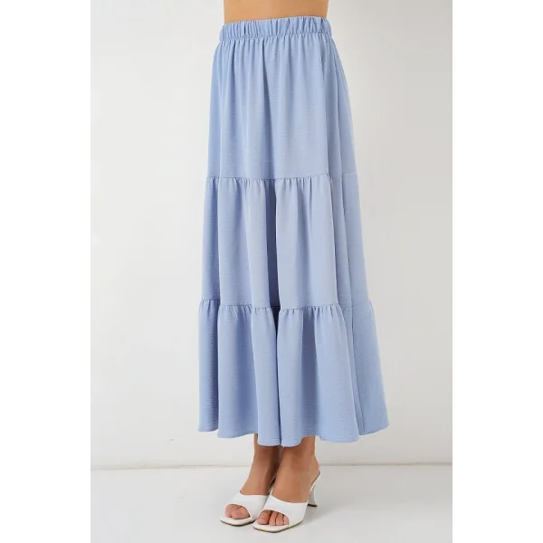 Ayrobin Uzun Etek 8048 - Mavi