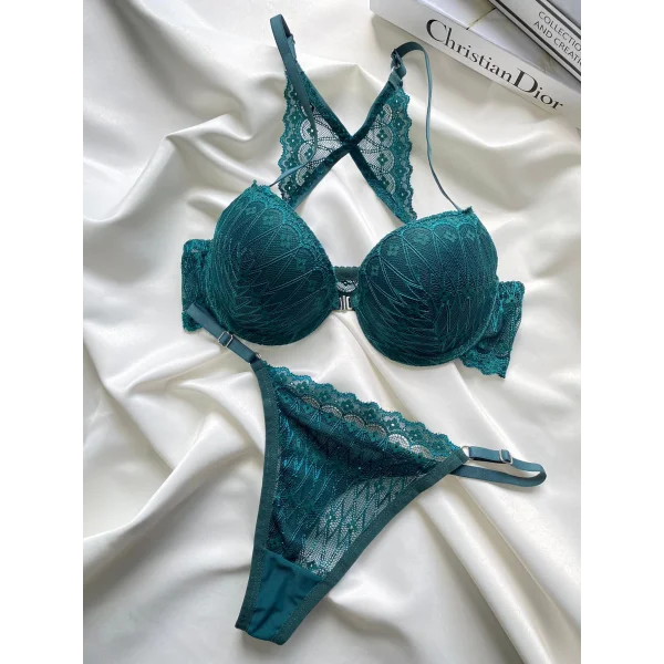 Azale Kelebek Takım - Yeşil