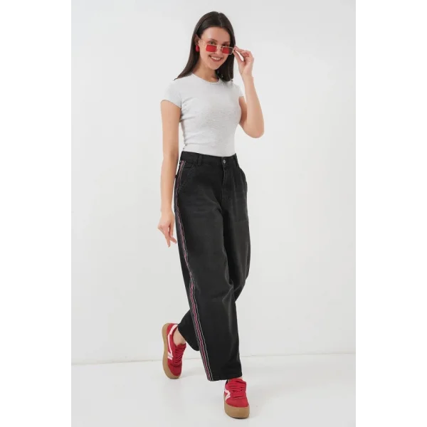 Baggy Kot Pantolon 6700 - Siyah