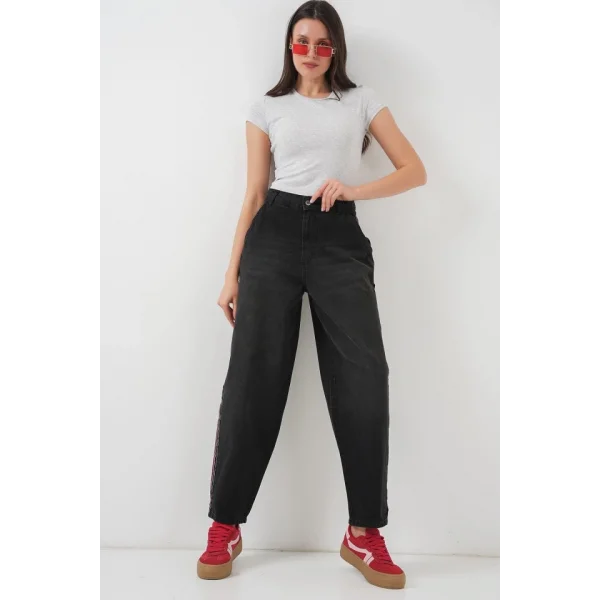 Baggy Kot Pantolon 6700  Siyah