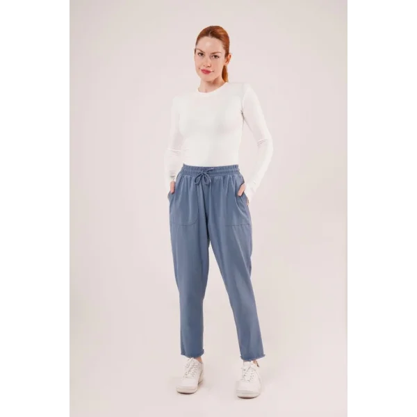 Bağlama Detaylı Cepli avi Pantolon