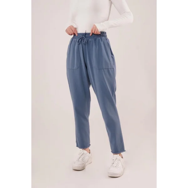 Bağlama Detaylı Cepli avi Pantolon