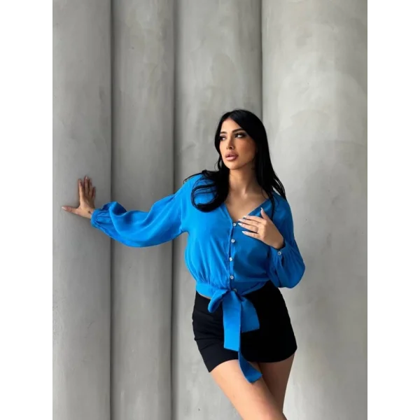 Bağlama Detaylı Gömlek