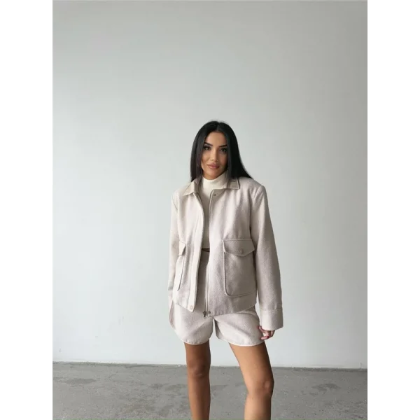 BAIKIRTI KAŞE FERUARI CEKET KIA  Taş