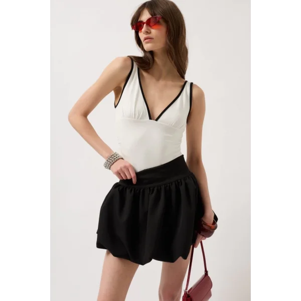 Balon Detay Mini Etek