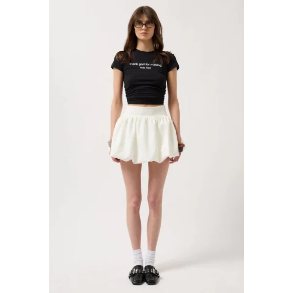 Balon Detay Mini Etek