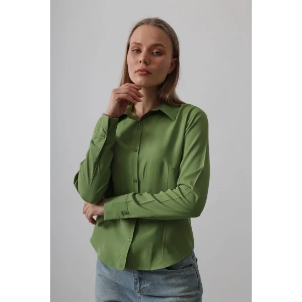Basic Gömlek - Çağla Yeşili