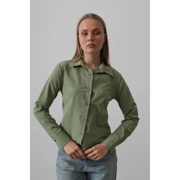 Basic Gömlek - Haki