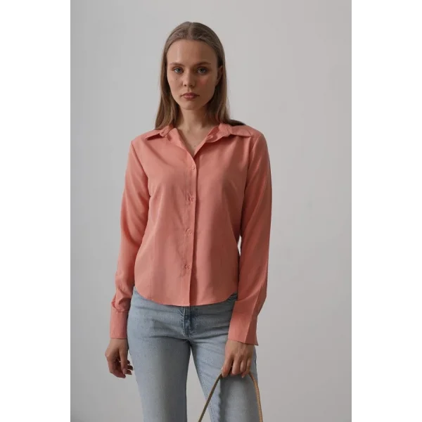 Basic Gömlek - Somon