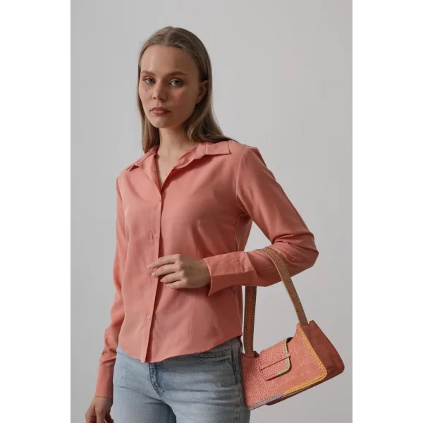 Basic Gömlek - Somon