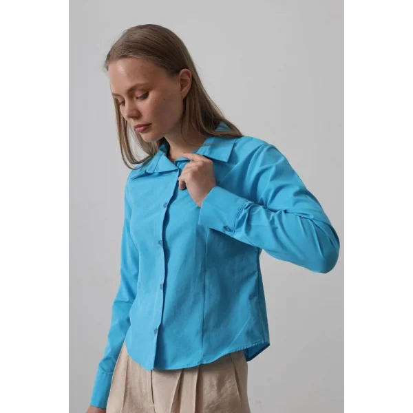 Basic Gömlek - Turkuaz