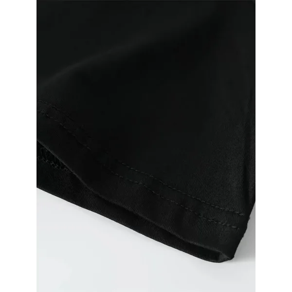 Baskı Oh Erkek Oversive Tişört, Grafik Tişört Erkek Yazlık Outdoor Kıyafetleri, Sporda ve Günlük Giyime Uygun - Siyah