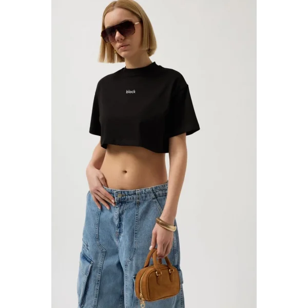 Baskılı Crop Thirt