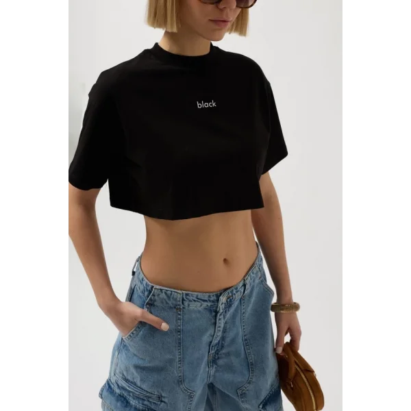 Baskılı Crop Thirt