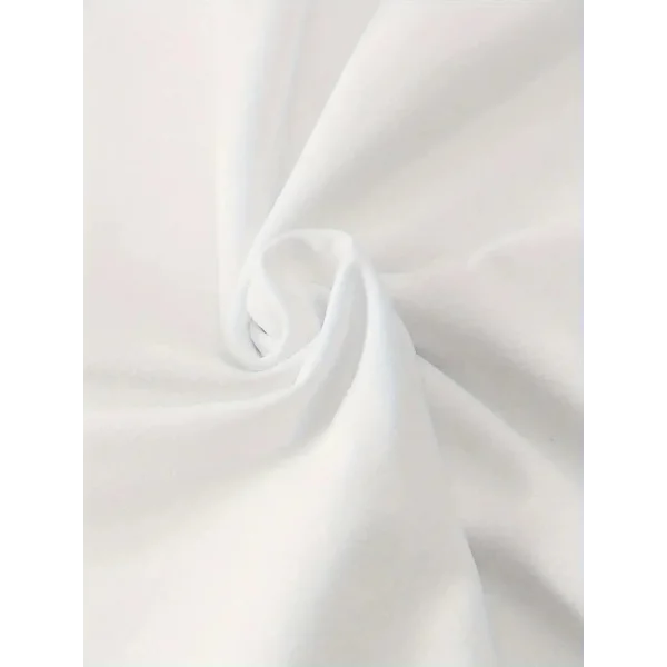 Baskılı Oversize Bisiklet Yaka T-shirt - Beyaz