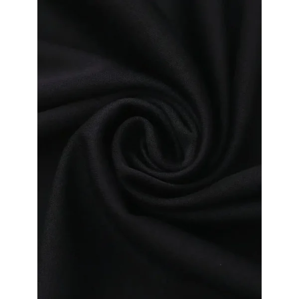 Baskılı Oversize Bisiklet Yaka T-shirt - Siyah