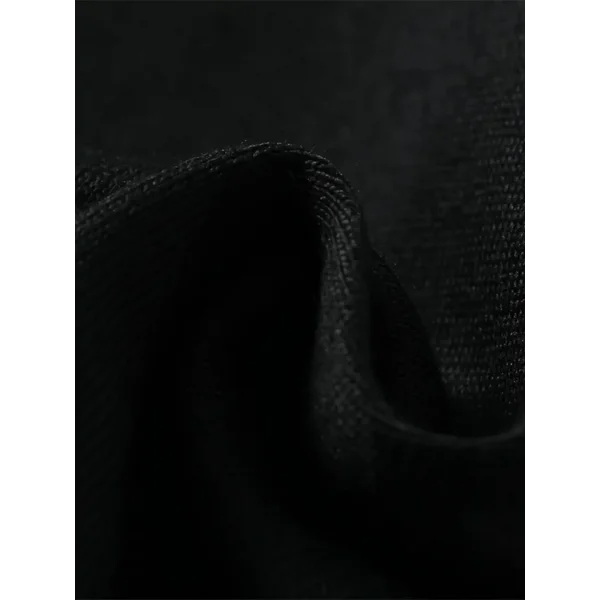 Baskılı Oversize Bisiklet Yaka T-shirt - Siyah