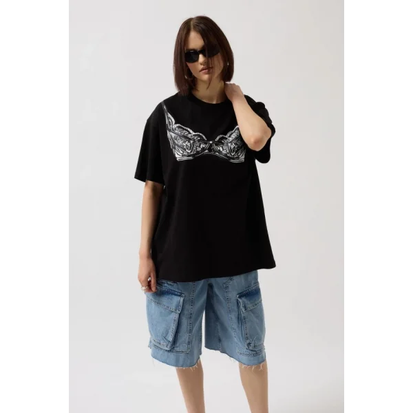 Baskılı Oversize Thirt
