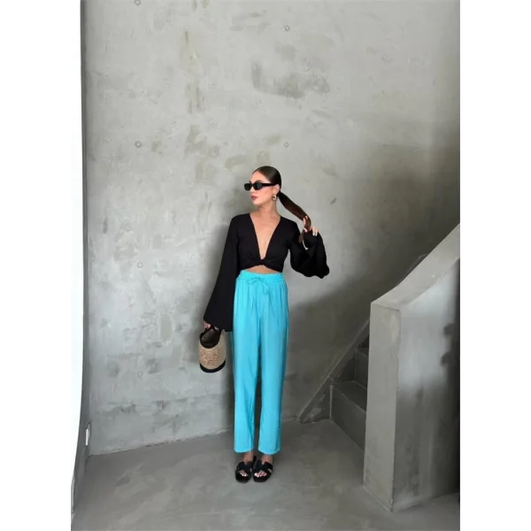 BE ATİK DETAYI ODA KUAŞ PANTOON  avi