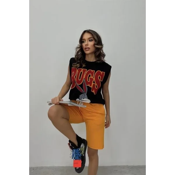 Beata Baskılı Şort Takım 9309-10