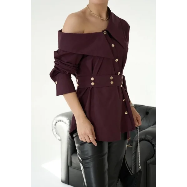 Bebe Yaka Kemerli Gömlek  ürdüm