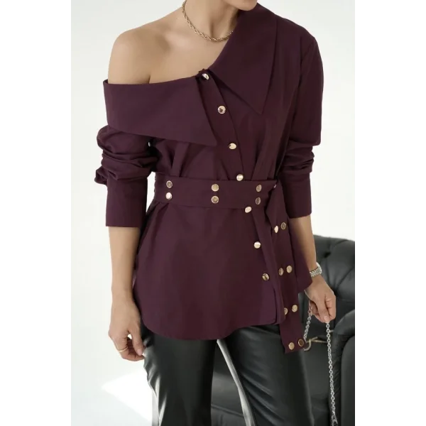 Bebe Yaka Kemerli Gömlek  ürdüm