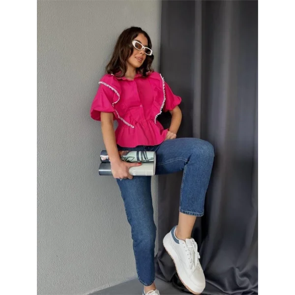 BEDEN OTURTAI FIRFIRI GÖEK  Fuşya